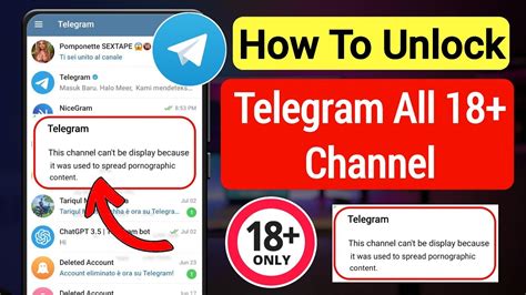 how to unblock telegram channel.